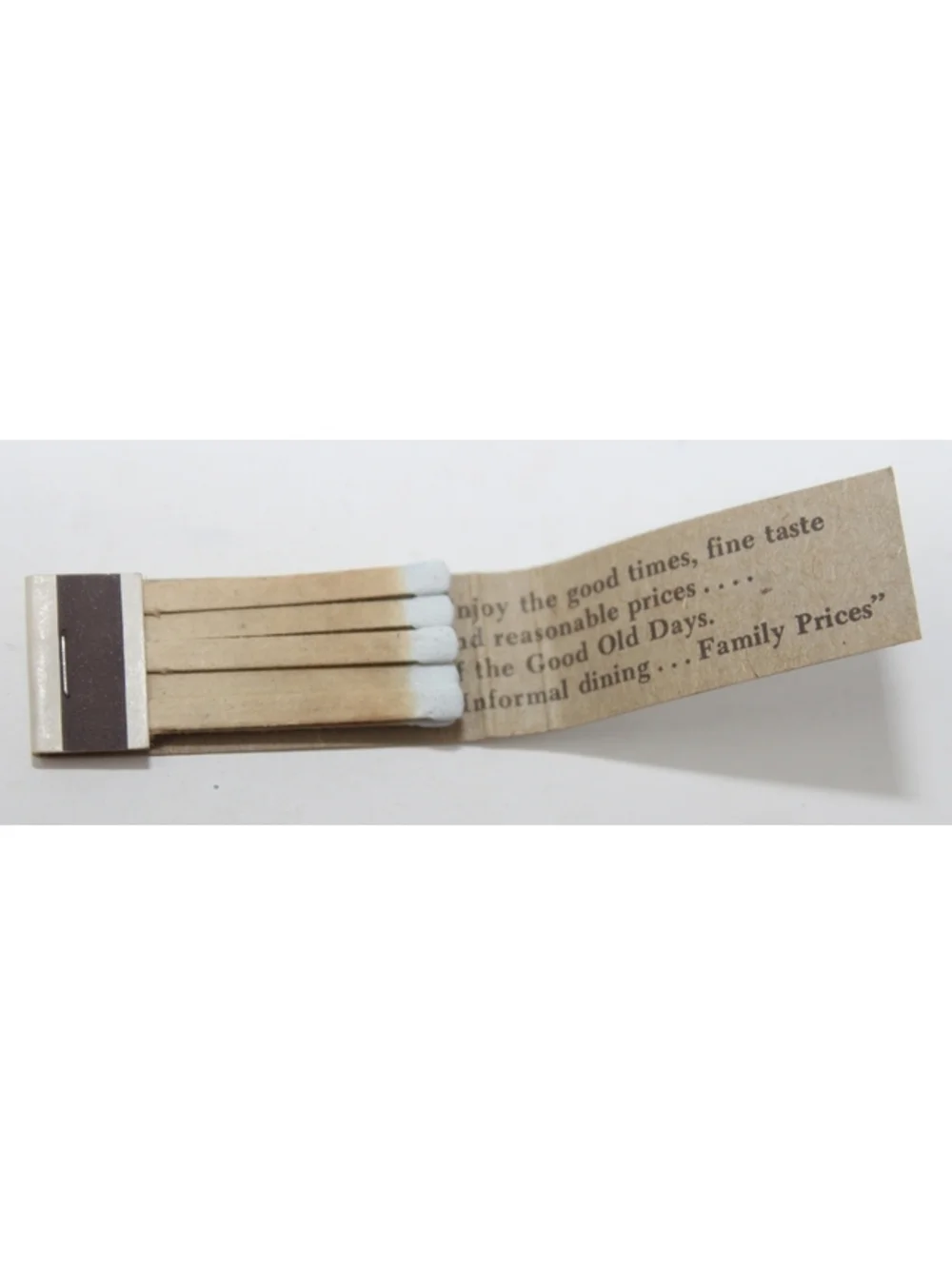 Vintage 70s Matchbook The Spaghetti Store Memphis, Tennessee Italian Restaurant